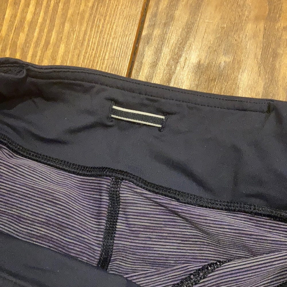 Lululemon Run Pace Crop Wee Are From Space Inkwell - image 4